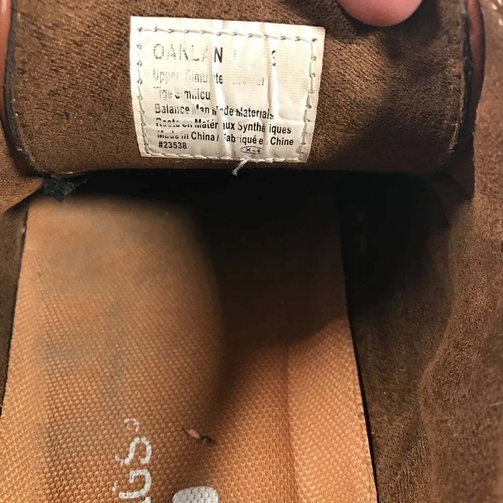Deer Stags Oakland Oxford Mens‎ US 13W Brown Memory Foam Comfort Dress Shoes